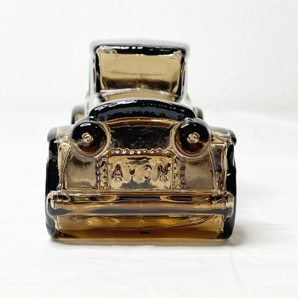 Vintage Avon The Sterling Six Aftershave Bottle Glass Antique Car Empty - Picture 7 of 10